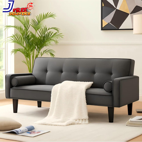 Futon sofa bed upholstered - 72",